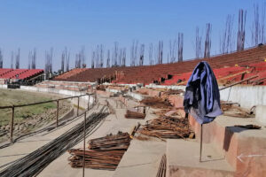 गौतमबुद्ध क्रिकेट रंगशालामा मैदान र पिचको काम सँगसँगै सुरु हुँदै