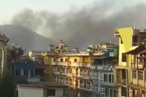 बालाजुस्थित औद्योगिक क्षेत्रमा आगलागी