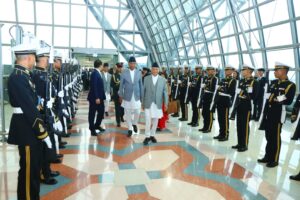 ओली र थाइल्याण्डका प्रधानमन्त्री सिनावातबीच भेटवार्ता हुँदै