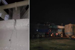 नवलपुरमा पुल भाँचिएपछि वैकल्पिक मार्गबाट पठाउन थालियो गाडी