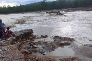 बाढीले डाइभर्सन बगाउँदा नारायणगढ–बुटवल सडकखण्ड अवरुद्ध