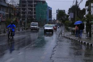 काठमाडौंमा भारी वर्षा
