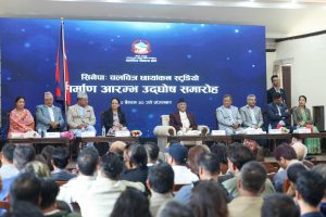 प्रधानमन्त्रीले गरे अत्याधुनिक चलचित्र छायाङ्कन स्टुडियो निर्माणको शिलान्यास