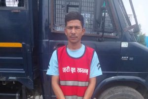 काठमाडौं प्रहरी परिसरको गेटबाटै भागेका युवक पुनः पक्राउ