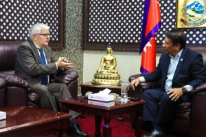 उपप्रधानमन्त्री सिंह र इजरायलका राजदूत बासबीच भेटवार्ता