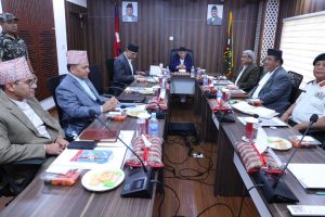 सिंहदरबारमा सुरक्षा परिषद्को बैठक जारी