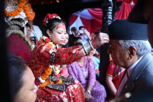 राष्ट्रपति पौडेलद्वारा रातो मच्छिन्द्रनाथको भोटो जात्रा अवलोकन